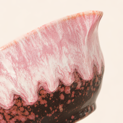 Pink Flow Glaze Matcha Ritual Set